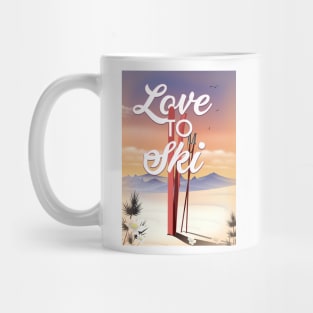 Love to Ski Mug